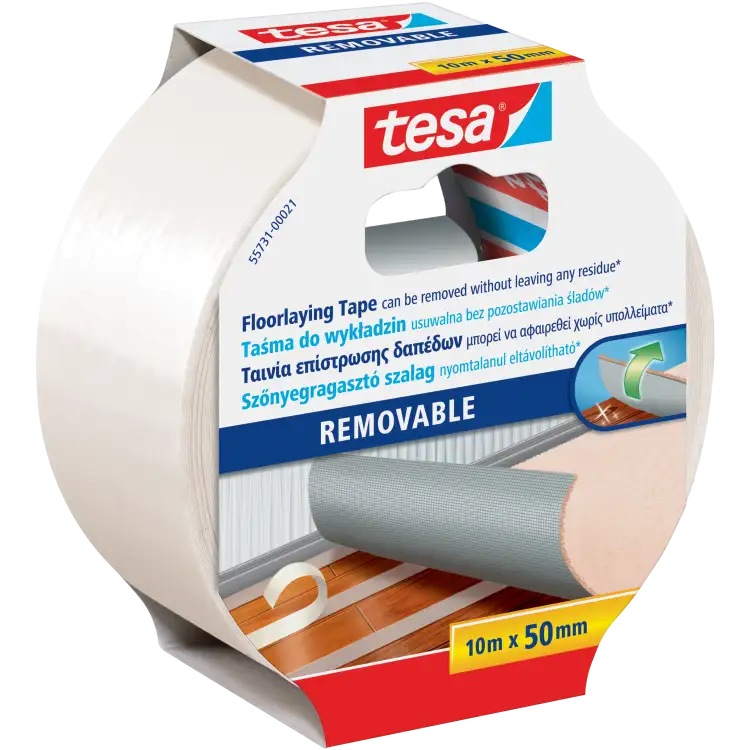 Dwustronna Taśma Montażowa Tesa Do Dywanów Wykładzin Usuwalna 10m x 50mm