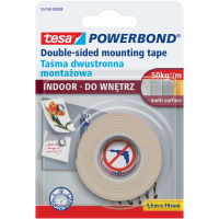 Dwustronna Taśma Klejąca Montażowa Tesa 19mm x 1,5 m Do Wnętrz Piankowa