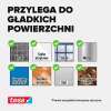 Grafika przedstawia powierzchnie kompatybilne z piankową taśmą montażową Tesa do wnętrz
