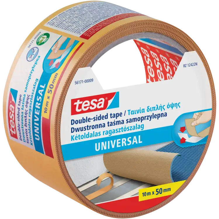 Dwustronna Taśma Montażowa Tesa Do Dywanów Wykładzin Mocna 10m x 50mm
