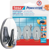 Haczyki Samoprzylepne Łazienkowe Tesa Powerstrips Do Wieszania 1kg 3 szt