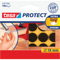 Podkładki Filcowe Samoprzylepne Tesa Filc Pod Meble Krzesła 18 mm 16 szt