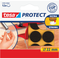 Podkładki Filcowe Samoprzylepne Tesa Filc Pod Meble Krzesła 22 mm 12 szt