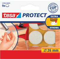Podkładki Filcowe Samoprzylepne Tesa Filc Pod Meble Krzesła 26 mm 9 szt