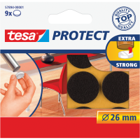 Podkładki Filcowe Samoprzylepne Tesa Filc Pod Meble Krzesła 26 mm 9 szt