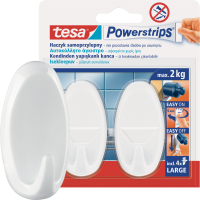 Haczyki Samoprzylepne Do Wieszania Tesa Powerstrips Łazienkowe 2 kg 2 szt