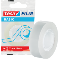 Taśma Klejąca Biurowa Samoprzylepna Tesa Mocna 33m x 15mm Przezroczysta