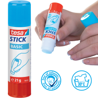 Klej W Sztyfcie Szkolny Biurowy Tesa Mocny Stick Glue Do Papieru 21 g