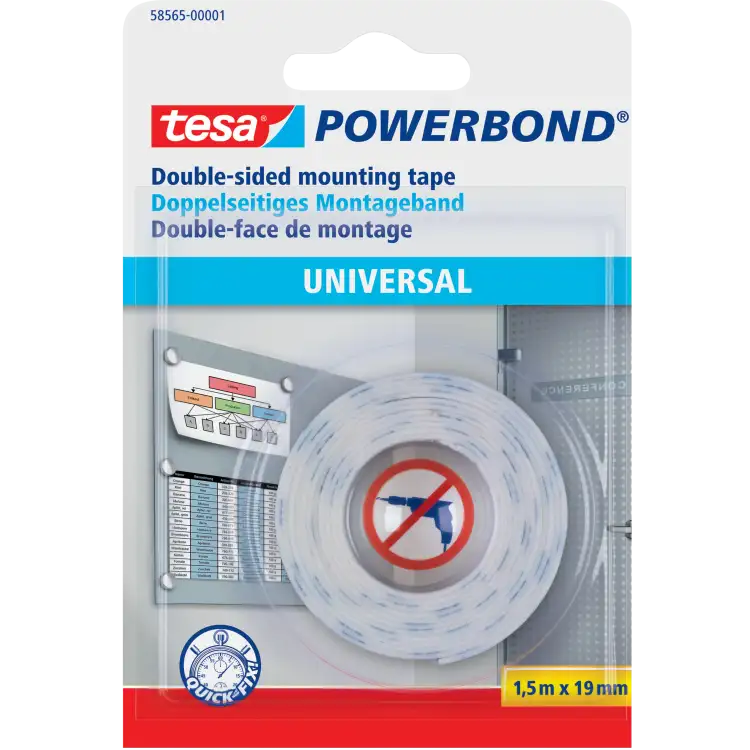 Dwustronna Taśma Klejąca Montażowa Tesa 19mm x 1,5 m Uniwersalna Piankowa