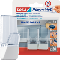 Haczyki Samoprzylepne Łazienkowe Tesa Powerstrips Do Wieszania 1 kg 2 szt