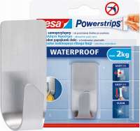 Haczyk Samoprzylepny Tesa Powerstrips Do Łazienki Metalowy Srebrny 2 kg