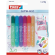 Klej Z Brokatem Tesa Candy Glitter Brokatowy Zestaw 6 Kolorów 10ml