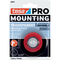 Dwustronna Taśma Klejąca Montażowa Tesa 19mm x 1,5 m Mocna Przezroczysta