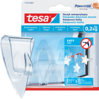 Haczyki Samoprzylepne Tesa Do Wieszania Dekoracji Ozdób Przezroczyste 0,2kg