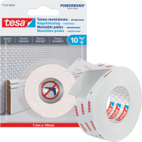 Dwustronna Taśma Klejąca Montażowa Tesa 19mm x 1,5m Do Tapet Tynku Piankowa