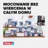 Na zdjęciu widoczna jest szeroka gama pasków montażowych Tesa przeznaczonych do różnych powierzchni w domu