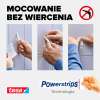 Instrukcja montażu samoprzylepnych gwoździ Tesa na płytkach z wykorzystaniem technologii Powerstrips