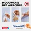 Instrukcja montażu samoprzylepnego gwoździa Tesa na tapecie krok po kroku bez użycia wiertarki