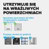 Informacja o kompatybilności samoprzylepnych gwoździ Tesa z tapetą, tynkiem, szkłem oraz metalem
