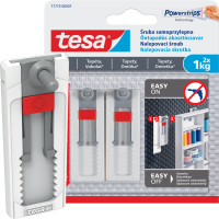 Haczyki Samoprzylepne Tesa Śruba Regulowana Do Tapet Tynku 2 szt 1 kg