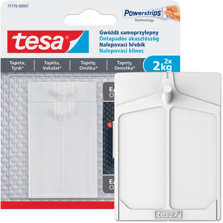 Haczyki Samoprzylepne Tesa Gwóźdź do Wieszania Obrazów do Tynku Tapet 2kg