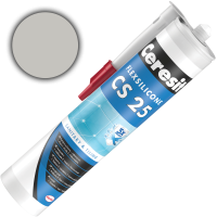 Silikon Sanitarny Ceresit CS25 Uniwersalny Uszczelniacz Silver 280 ml