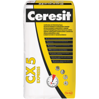 Zaprawa Cementowa Szybkowiążąca Ceresit CX5 Cement Montażowy Do Betonu 25kg