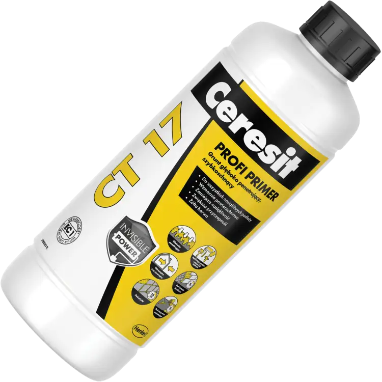 Grunt Głęboko Penetrujący Ceresit CT17 Wydajny Preparat Gruntujący 1 L