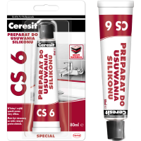 Środek Do Usuwania Silikonu Ceresit CS6 Preparat Zmywacz Silikonów 80ml