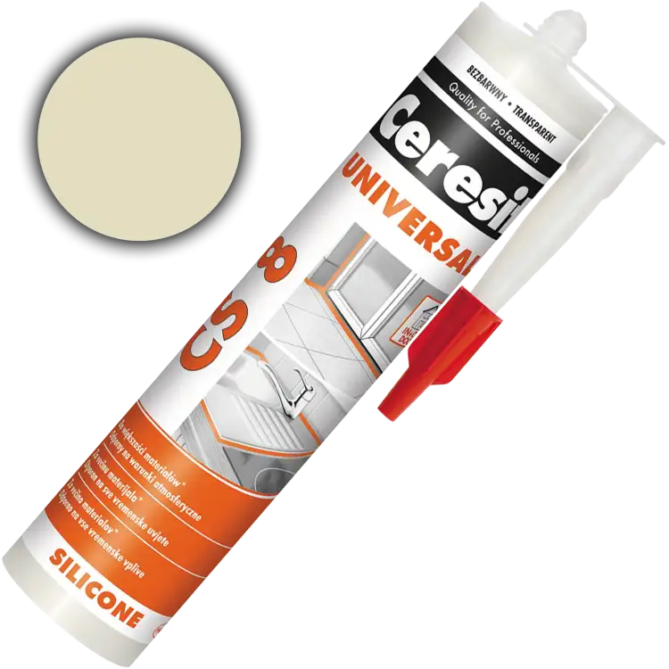 Silikon Neutralny Ceresit CS8 Uniwersalny Uszczelniacz Bezbarwny 280 ml