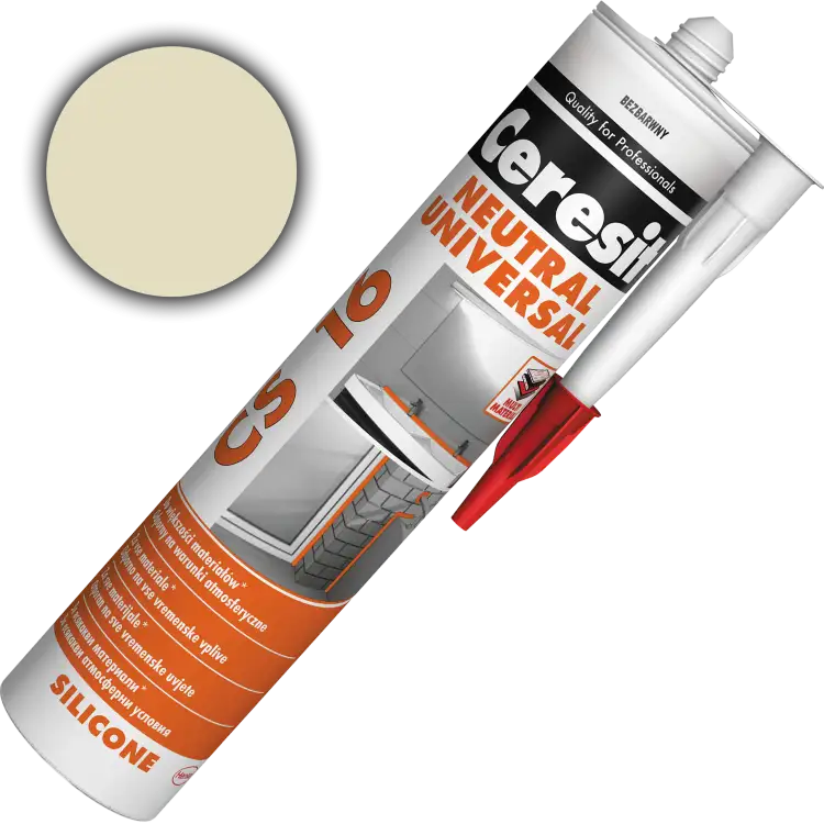 Silikon Neutralny Ceresit CS16 Uniwersalny Uszczelniacz Bezbarwny 280 ml