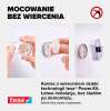 Samoprzylepny uchwyt łazienkowy Tesa ELEGAANT z chromowanego metalu prezentowany na jasnym tle