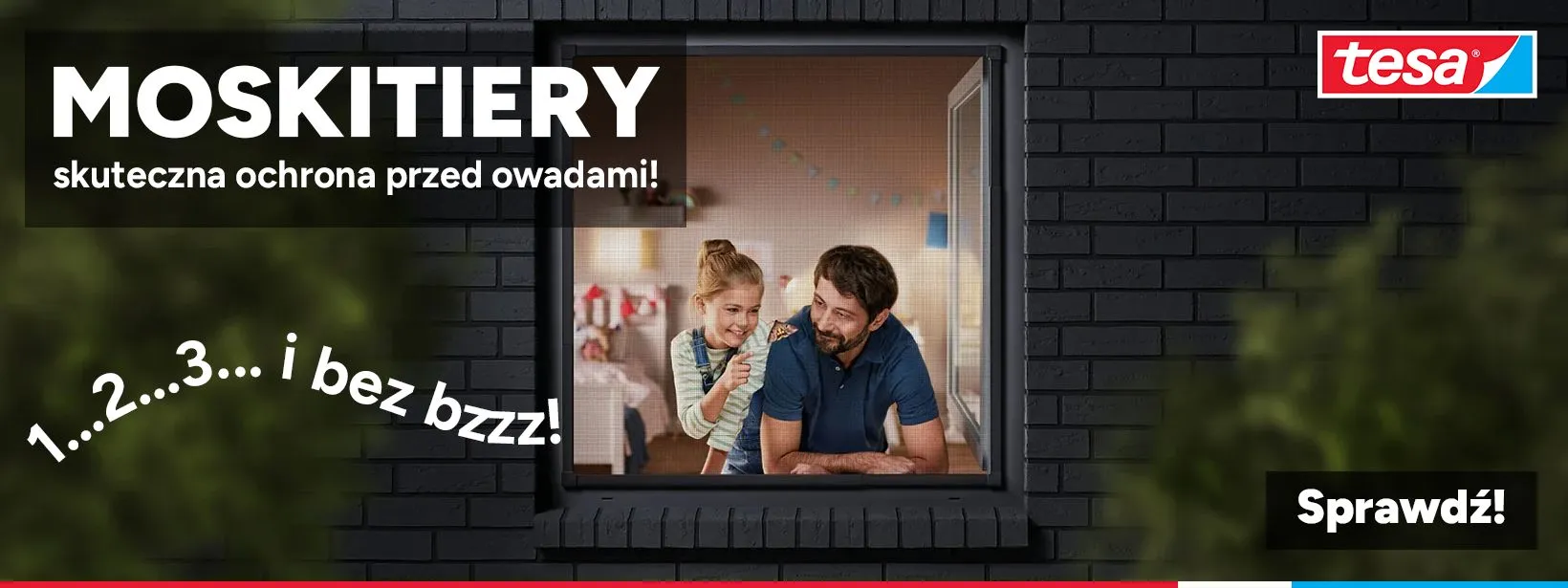 baner moskitiery samoprzylepne tesa