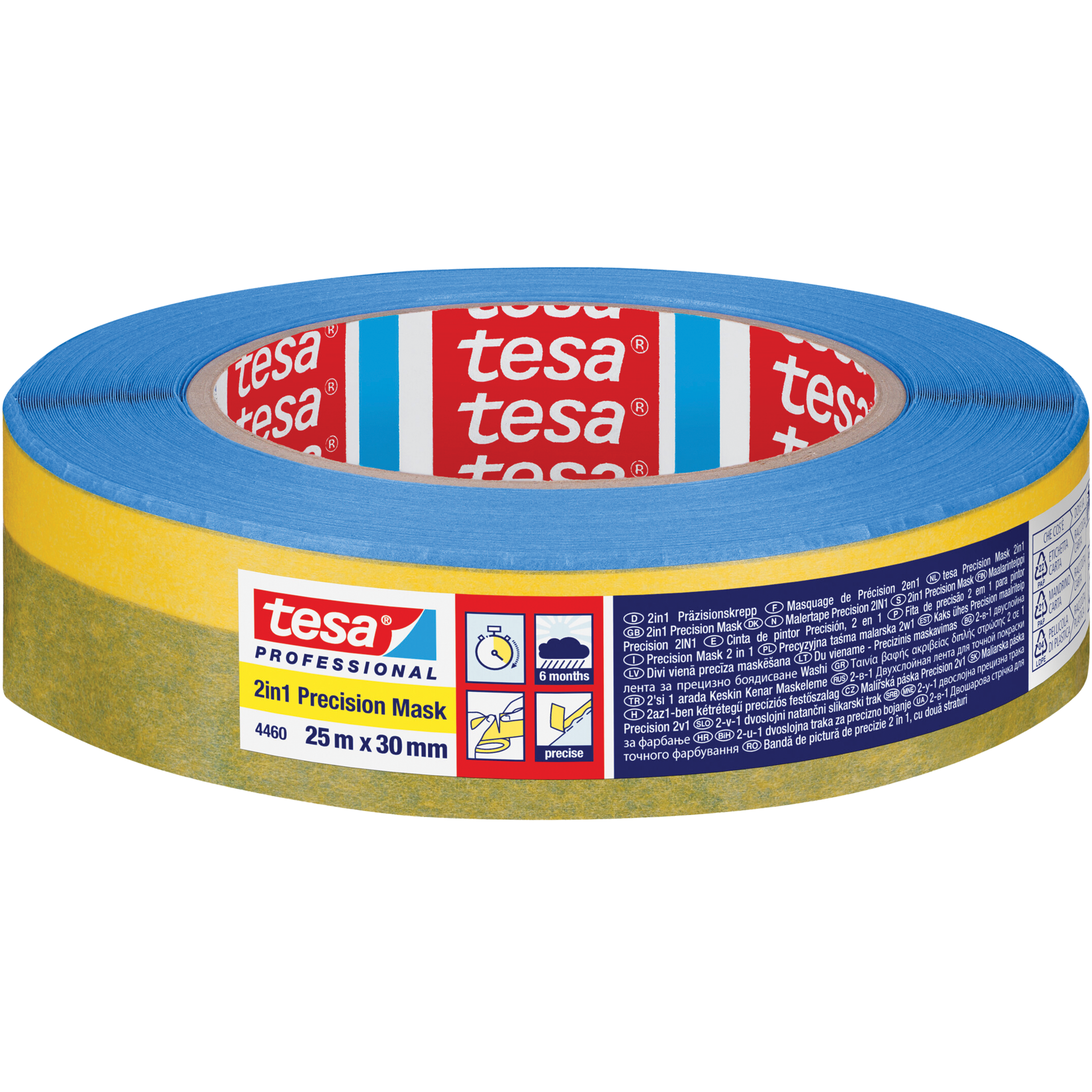 Taśma Malarska Maskująca Dwuwarstwowa Tesa Washi UV 2w1 30 mm x 25 m