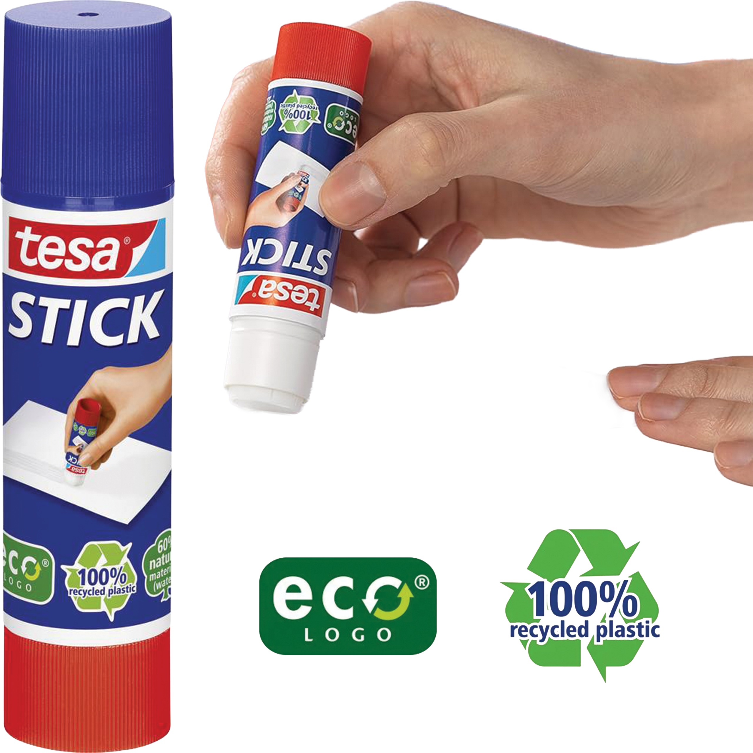 Klej W Sztyfcie Szkolny Biurowy Tesa Mocny Stick Glue Do Papieru 20 g