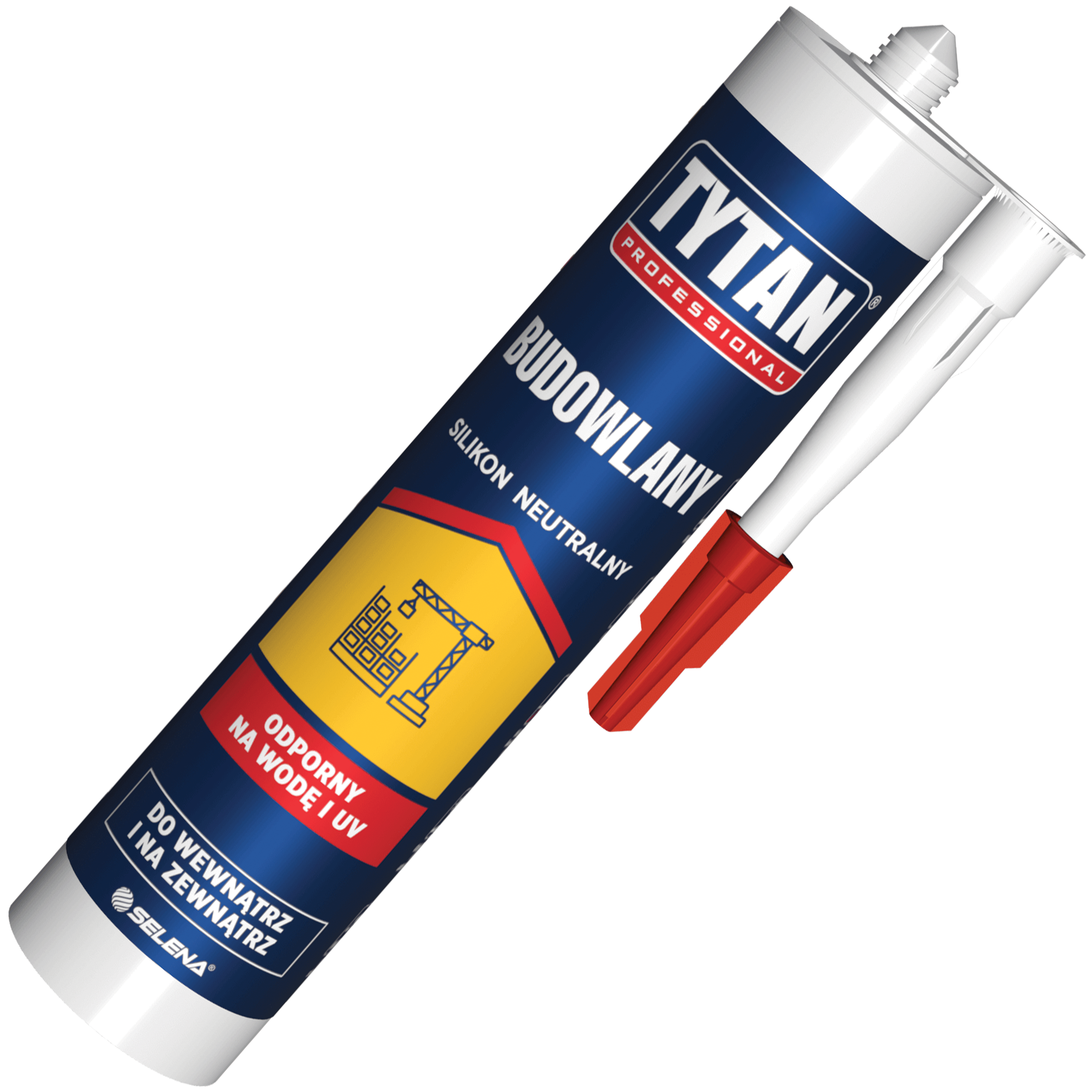 Silikon Budowlany Neutralny Tytan Uniwersalny Uszczelniacz Bezbarwny 280ml